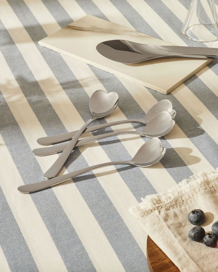 Big Love アイスクリームスプーン（4点セット）【AMMI01CUS4】｜ALESSI