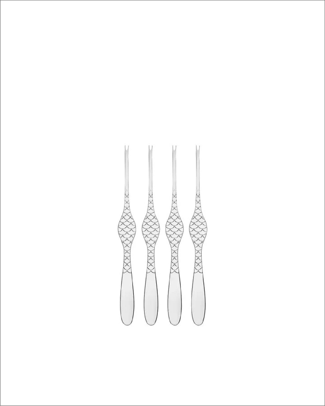 COLOMBINA FISH カニ用スプーンセット（1種×4セット）【FM23/41S4】