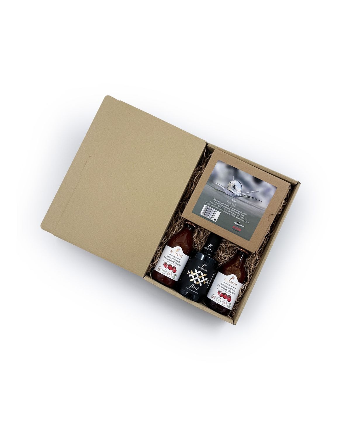 ＜ギフトセレクション＞<br>オイルテスター＆エクストラバージンオリーブオイル＆トマトソース