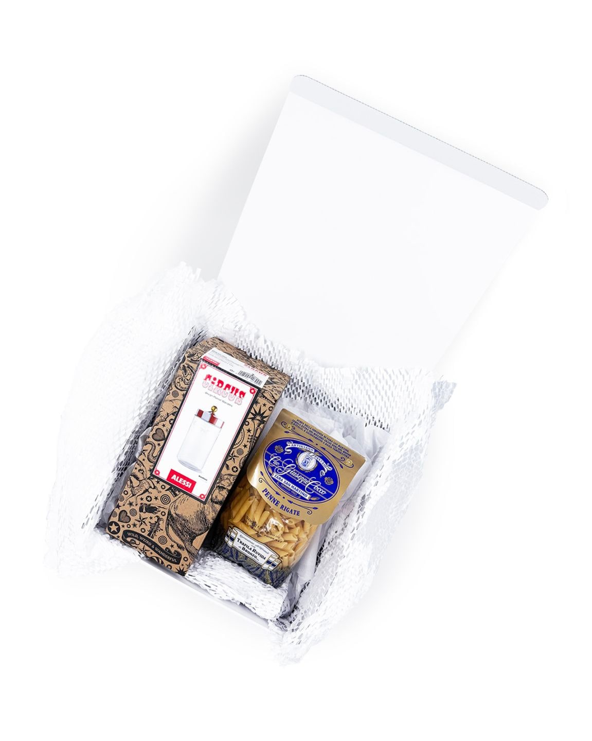 ＜ギフトセレクション＞<br>キャニスター＆ショートパスタ（ペンネリガーテ）