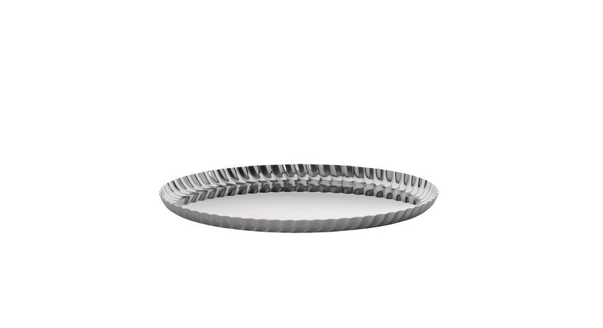 Pleats ラウンドトレイ（直径23cm）【JK02/23】｜ALESSI JAPAN