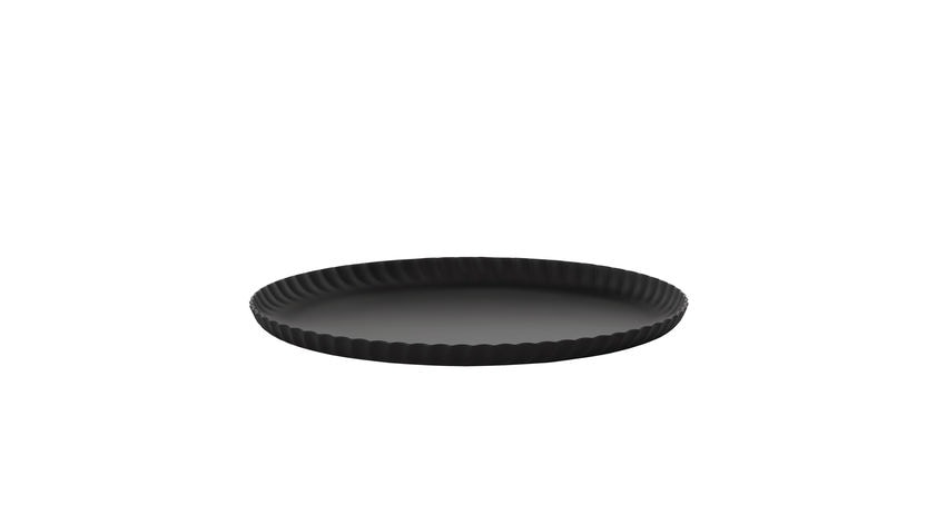 Pleats ラウンドトレイ（直径23cm）【JK02/23 B】｜ALESSI JAPAN