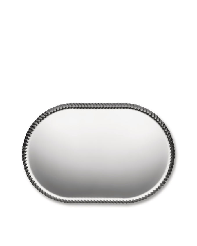 Pleats オーバルトレイ【JK01/46】｜ALESSI JAPAN（アレッシ ジャパン