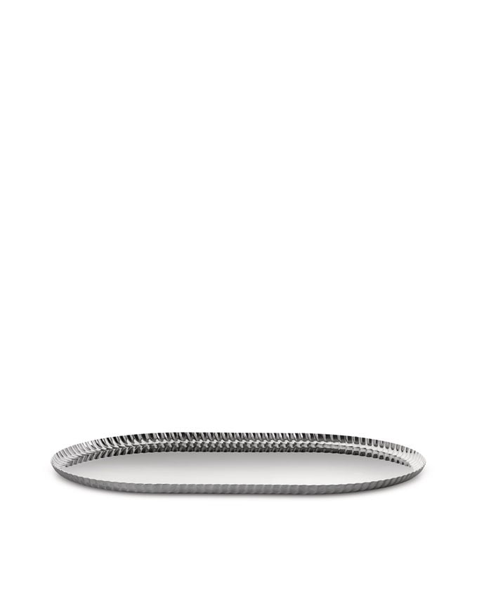 Pleats オーバルトレイ【JK01/46】｜ALESSI JAPAN（アレッシ ジャパン