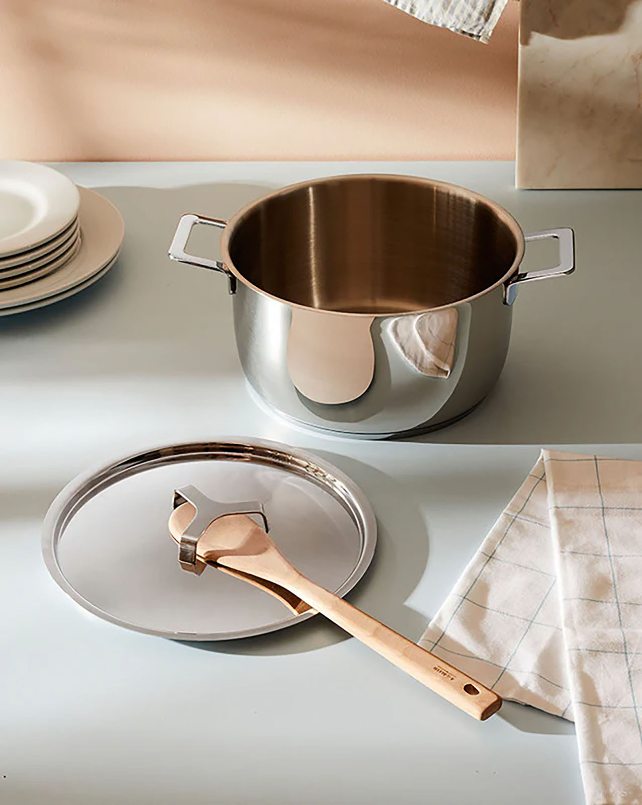 POTS&PANS ふた（直径28cm）【AJM200/28】｜ALESSI JAPAN（アレッシ
