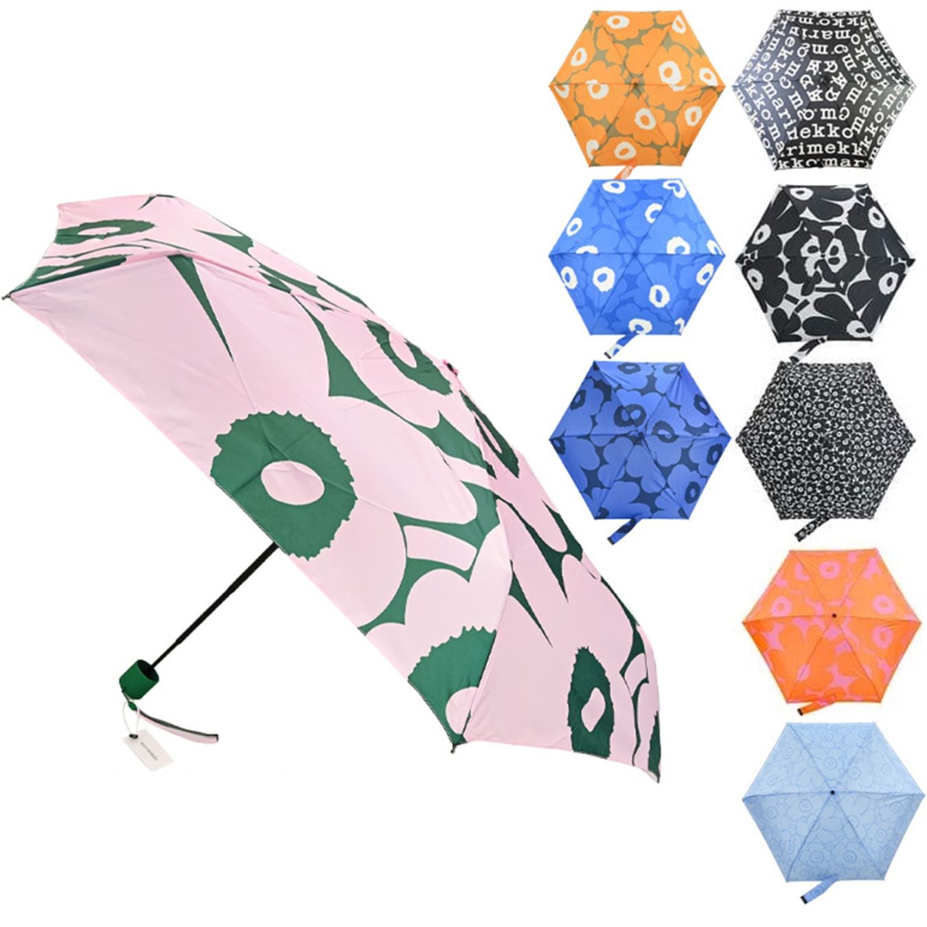 マリメッコ marimekko 傘 レディース メンズ 折り畳み傘 アンブレラ 折りたたみ傘 雨傘 全9柄 名入れ可有料 北欧雑貨 北欧デザイン【スペシャルラッピング660円(別売り)】