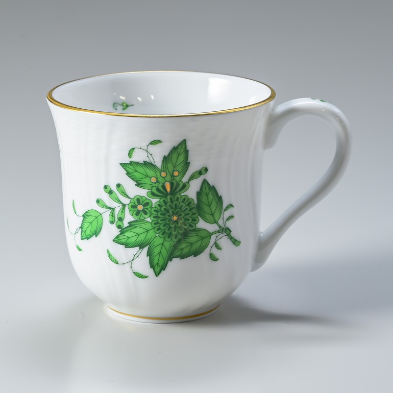 名入れ可有料 ヘレンド マグカップ アポニーグリーン 洋食器 手描き 250ml 1729000 AV 【01729000-AV】【スペシャルラッピング660円(別売り)】