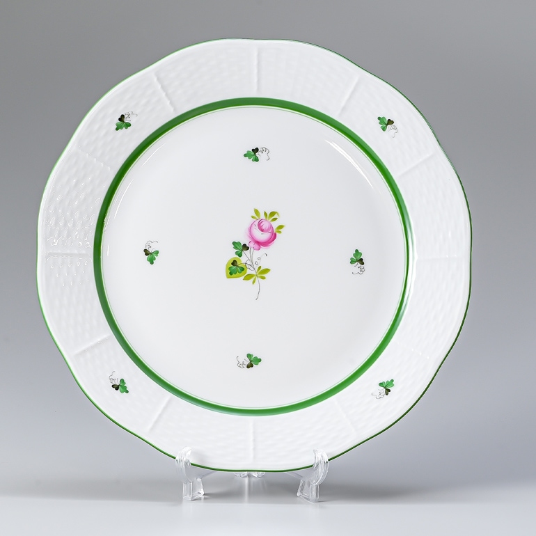 ヘレンド デザートプレート ウィーンのバラ 25cm 524000 VRH 【00524000-VRH】 洋食器【スペシャルラッピング660円(別売り)】