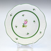 ヘレンド サービストレイ アポニーグリーン プレート 洋食器 23cm