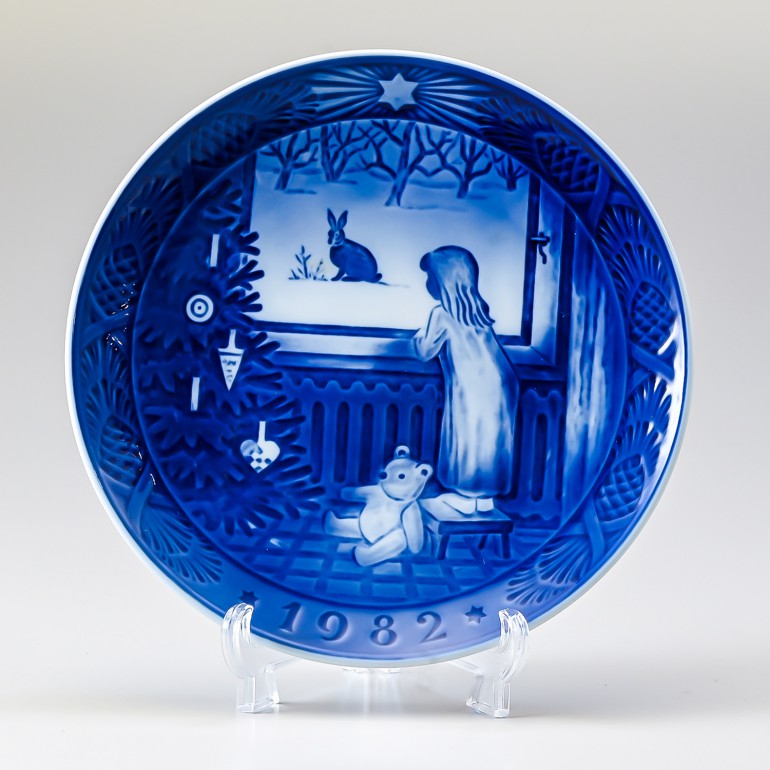 ロイヤルコペンハーゲン イヤープレート 1982