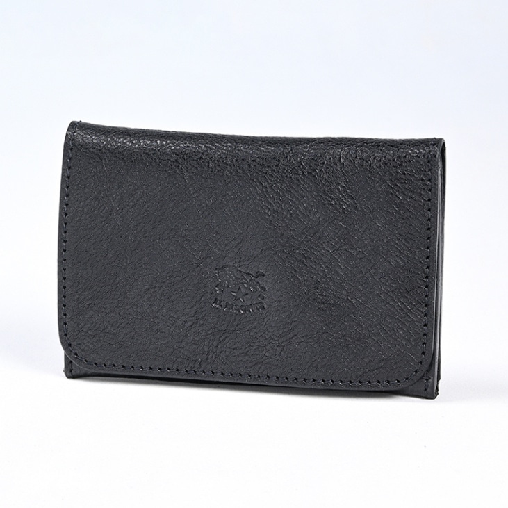 イルビゾンテ IL BISONTE カードケース バケッタオールドレザー 名刺入れ ブラック C0470 PO 798 SCC004PO0001BK116X 箔押し名入れ可有料【スペシャルラッピング660円(別売り)】