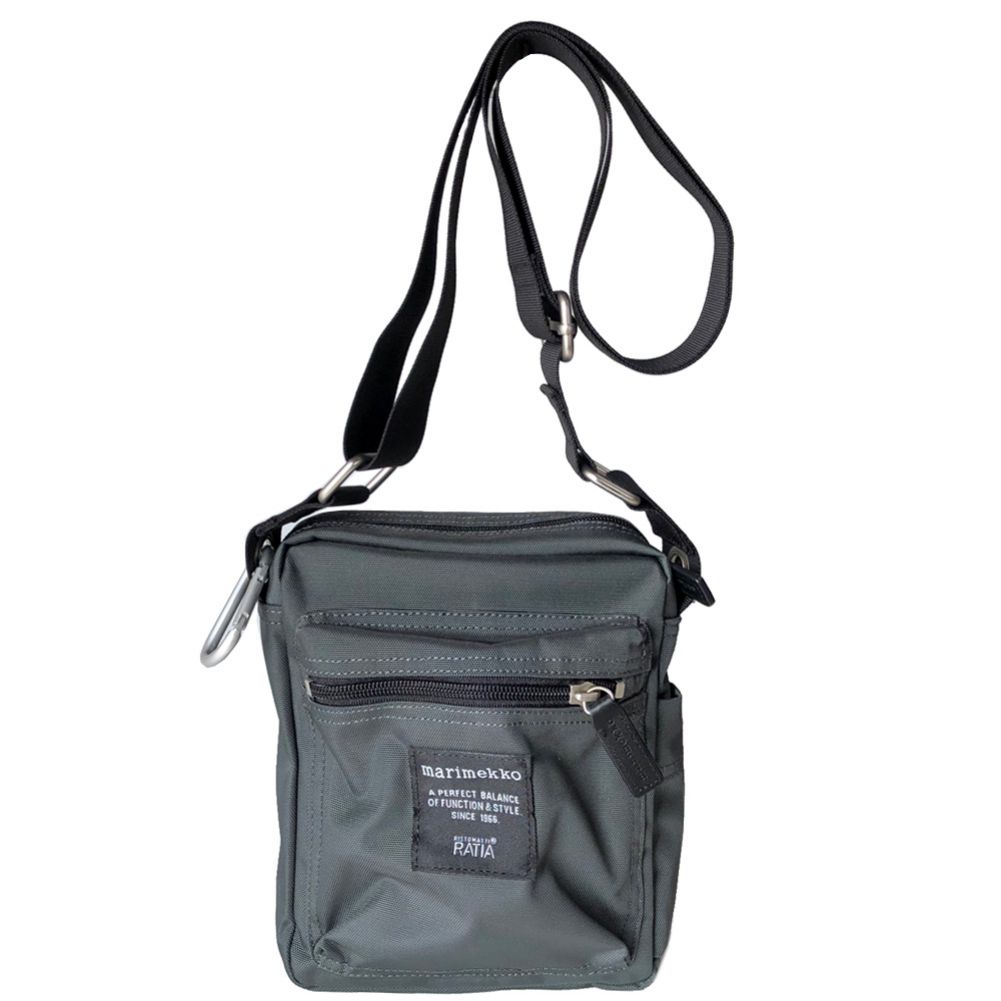 マリメッコ marimekko バッグ ショルダーバッグ Cash&Carry チャコールグレー 026992 900 北欧雑貨 北欧デザイン
