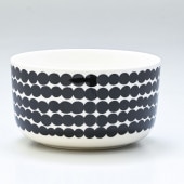 【名入れ可有料】マリメッコ marimekko ボウル 12.5cm 500ml 食器 深鉢 SIIRTOLAPUUTARHA シイルトラプータルハ ホワイト×ブラック 063300 190 北欧食器