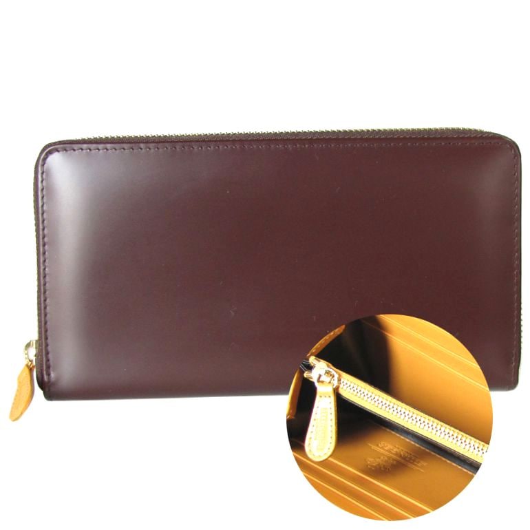 エッティンガー ETTINGER 長財布 ラウンドファスナー メンズ ブライドルレザー バイカラー BH2051EJR NUT ナッツ 【スペシャルラッピング660円(別売り)】