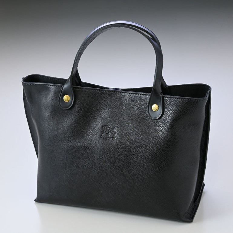 イルビゾンテ IL BISONTE バッグ ハンドバッグ レディース カウハイドレザー ブラック A2307 P 153