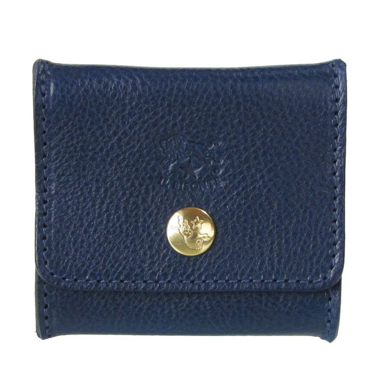 イルビゾンテ IL BISONTE コインケース メンズ レディース バケッタレザー ボックス 小銭入れ ネイビー C0774 P 866【スペシャルラッピング660円(別売り)】