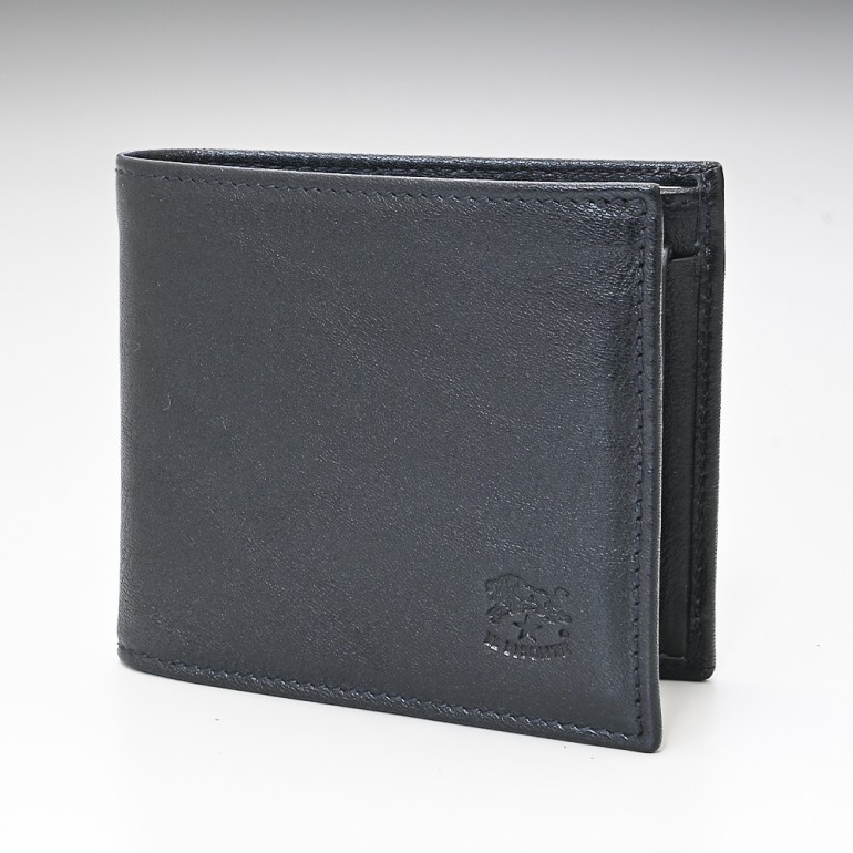 イルビゾンテ IL BISONTE 財布 二つ折り財布 ブラック C0487 MP 153【スペシャルラッピング660円(別売り)】