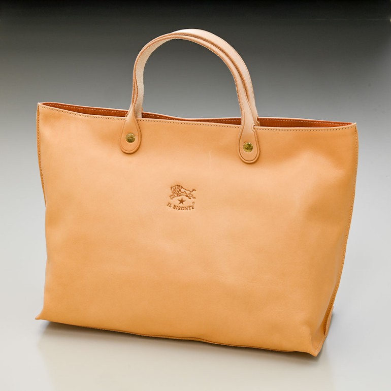イルビゾンテ IL BISONTE バッグ ハンドバッグ ナチュラル ヌメ A2377 P 120 カウハイドレザー BTH022PV0001NA155B