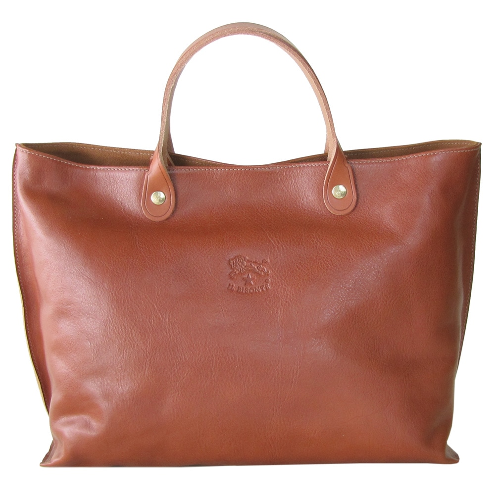 イルビゾンテ IL BISONTE バッグ ハンドバッグ A4 カウハイドレザー コニャック あか茶 A2377 P 214
