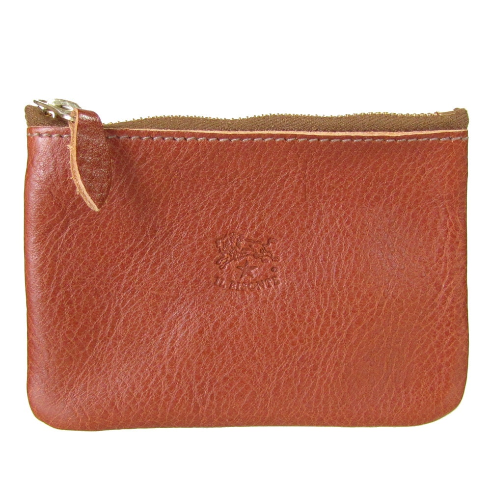 イルビゾンテ IL BISONTE コインケース カウハイドレザー ファスナー 小銭入れ コニャック あか茶 C0898 P 214【スペシャルラッピング660円(別売り)】