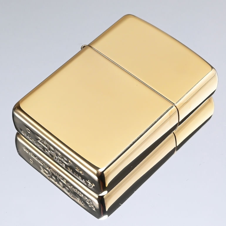ZIPPO ジッポー ライター ジッポ アーマー ARMOR HI POL ゴールド GOLD 金色 169 名入れ可有料<br>クロネコゆうパケット限定