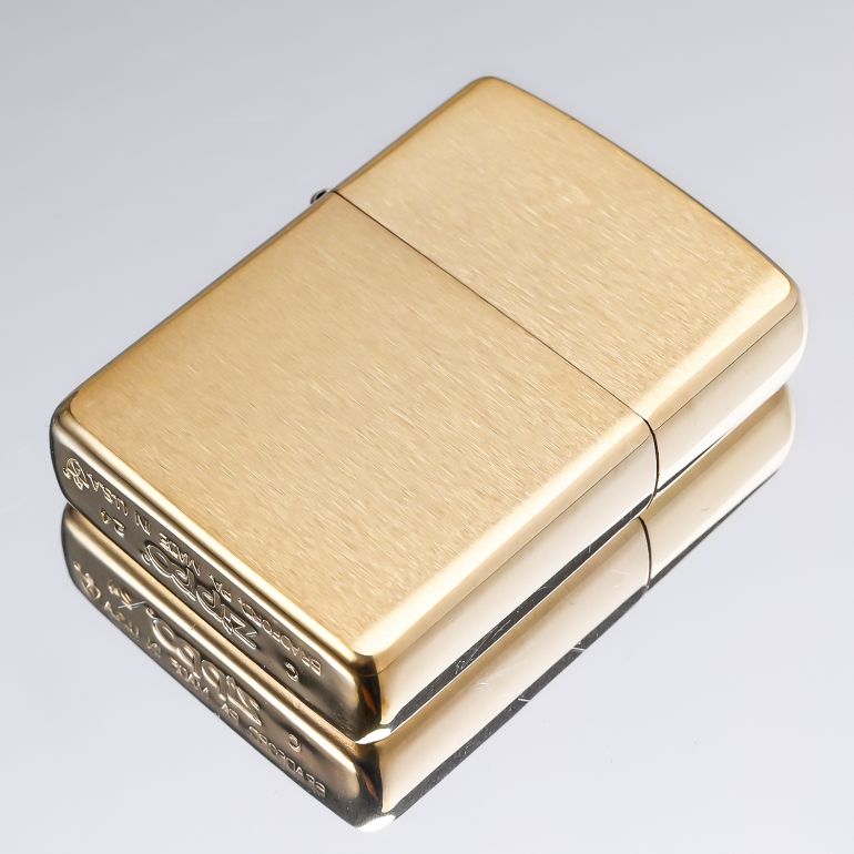 ZIPPO ジッポー ライター ジッポ アーマー ARMOR BR FIN BR ゴールド GOLD 金色 168 名入れ可有料<br>クロネコゆうパケット限定