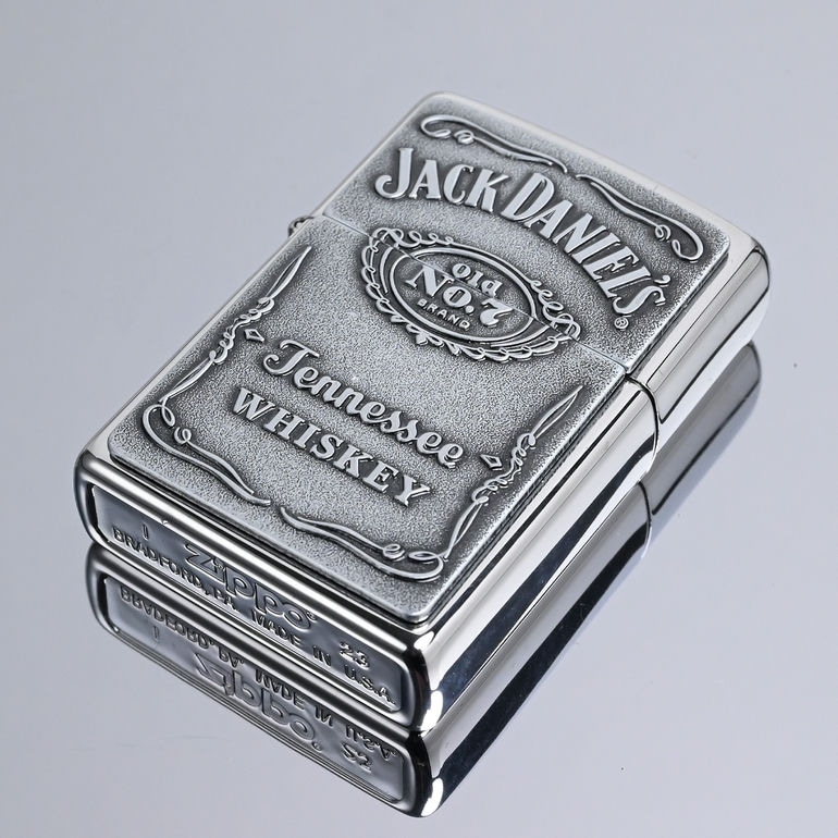 ZIPPO ジッポー ライター ジッポ ジャックダニエル JACK DANIELシリーズ LABEL-PEWTER EMBLEM 250JD427 名入れ可有料