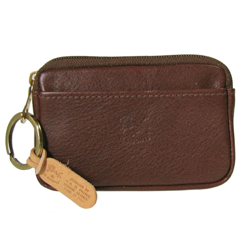 イルビゾンテ IL BISONTE コインケース メンズ レディース カウハイドレザー ファスナー 小銭入れ マローネ C0747 P 869【スペシャルラッピング660円(別売り)】