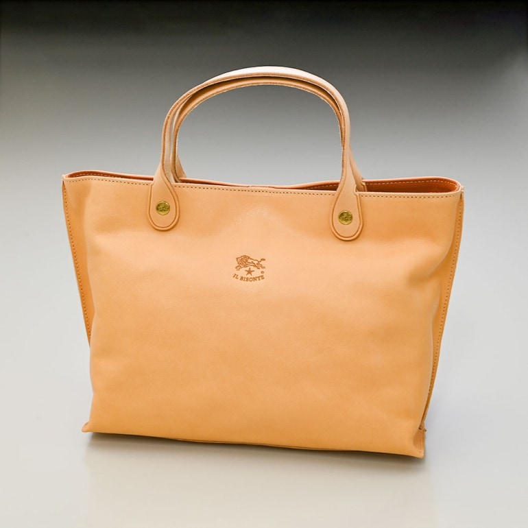 イルビゾンテ IL BISONTE バッグ ハンドバッグ レディース カウハイドレザー ナチュラル ヌメ A2307 P 120