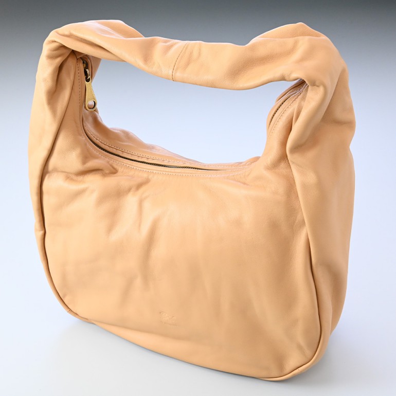 イルビゾンテ IL BISONTE バッグ ショルダーバッグ レディース ナッパレザー ヌメ ナチュラル ゴールド A2800 PN 968O