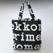 マリメッコ marimekko バッグ トートバッグ Notko Logo ノトゥコ ロゴ ブラック×オフホワイト 047312 911 北欧雑貨 北欧デザイン