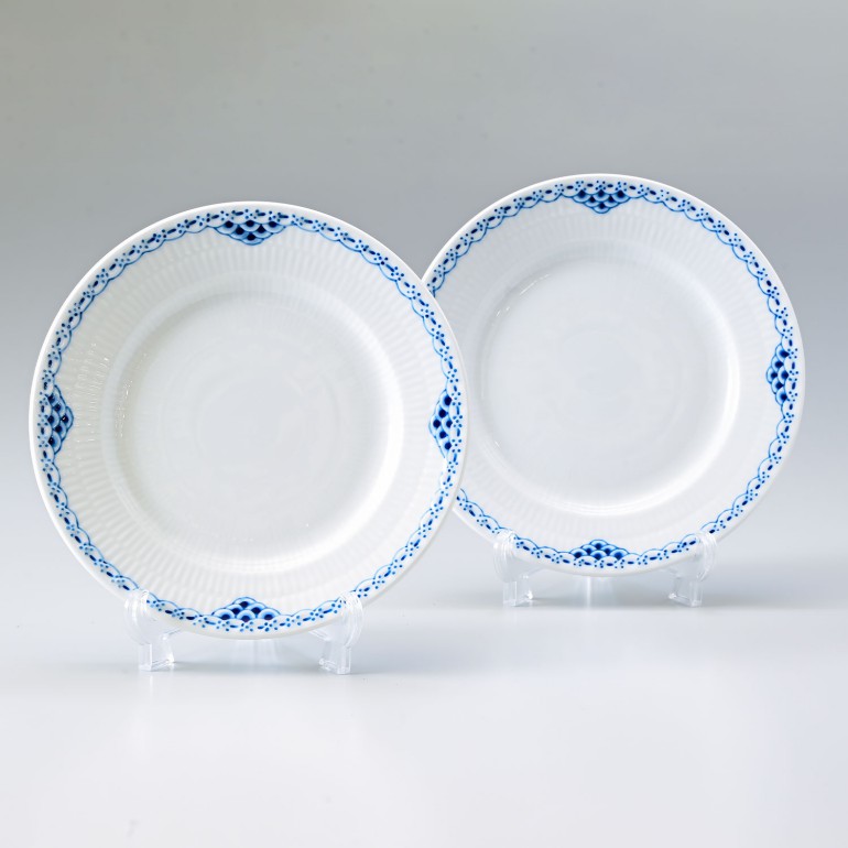 2枚セット ロイヤルコペンハーゲン プリンセス 17cm プレート エクストラフラット 1104617 1017269 北欧食器 洋食器 【スペシャルラッピング660円(別売り)】