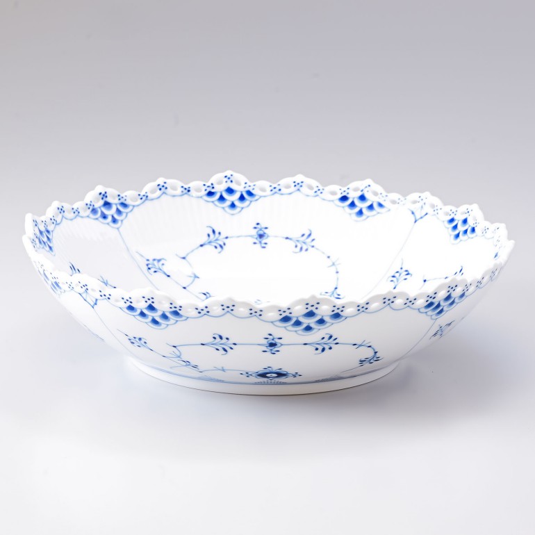 ロイヤルコペンハーゲン ブルーフルテッド フルレース サラダ ボウル ロイヤルコペンハーゲン（Royal Copenhagen） ブルー