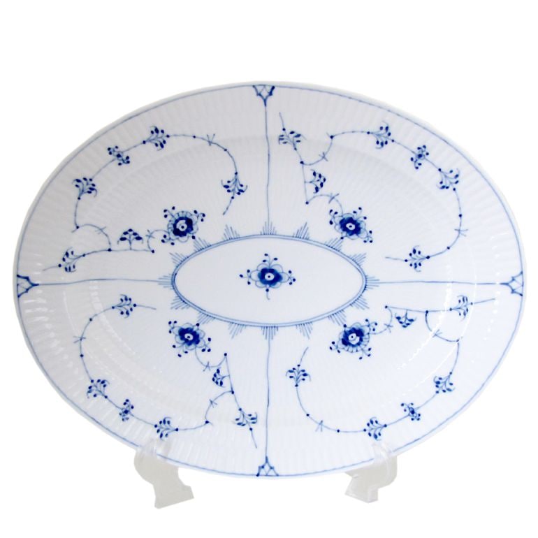 ロイヤルコペンハーゲン ブルーフルーテッド プレイン オーバルディッシュ 30.5cm 1101373 北欧食器 洋食器 【スペシャルラッピング660円(別売り)】