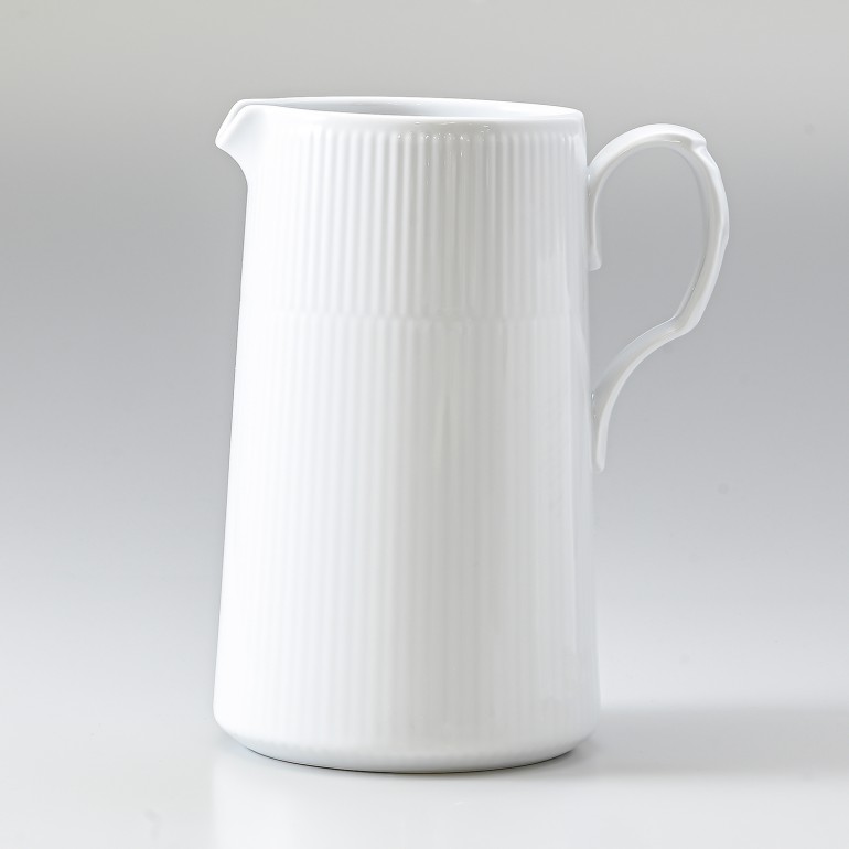 ロイヤルコペンハーゲン ROYAL COPENHAGEN ホワイトフルーテッド ジャグ ピッチャー ポット 1500ml 2408446 1020511 北欧食器 洋食器 【スペシャルラッピング660円(別売り)】