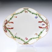 ロイヤルコペンハーゲン イヤープレート 2000年 平成12年 皿立て付き