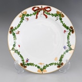 ロイヤルコペンハーゲン イヤープレート 1970年 昭和45年 皿立て付き