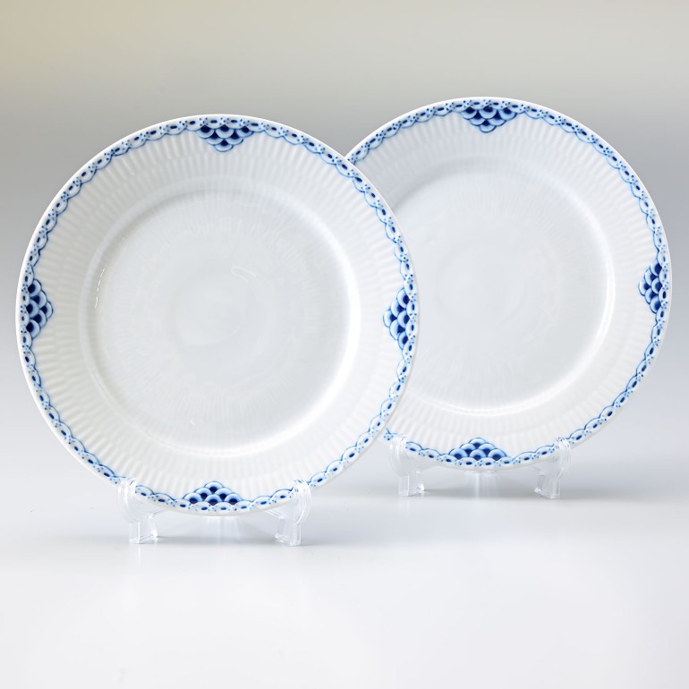 2枚セット ロイヤルコペンハーゲン プリンセス プレート フラットプレート 19cm 1104620 1017270 北欧食器 洋食器 【スペシャルラッピング660円(別売り)】