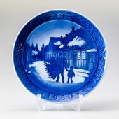 ロイヤルコペンハーゲン イヤープレート 1978年 昭和53年 皿立て付き