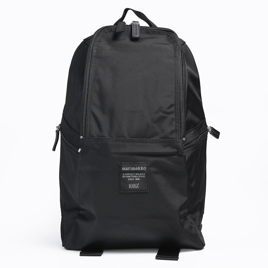 マリメッコ marimekko バッグ リュック バックパック METRO ROADIE MATKALLA メトロ デイバッグ ブラック 039972 999（092518 999） 北欧雑貨 北欧デザイン