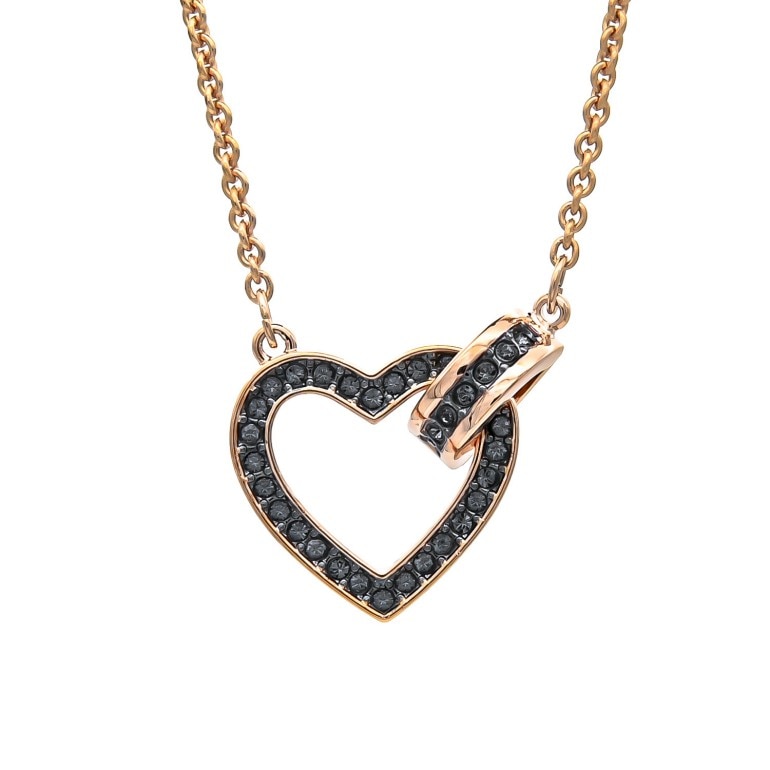 スワロフスキー ネックレス LOVELY グレー 5465686【スペシャルラッピング660円(別売り)】