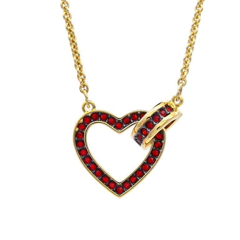 スワロフスキー ネックレス LOVELY レッド 5465683【スペシャルラッピング660円(別売り)】