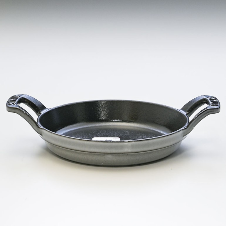 ストウブ staub フライパン ラウンド 16cm スタッカブルディッシュ グラファイトグレー 1301618 (40509-552-0) ホーロー 鋳物 洋食器 【スペシャルラッピング1100円(別売り)】
