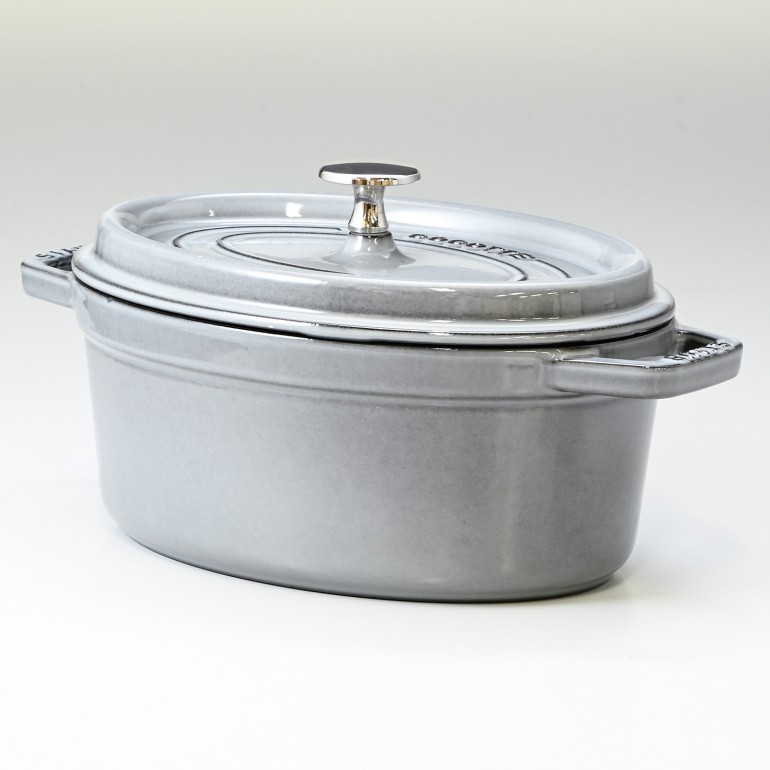 ストウブ staub ピコ ココット オーバル 23cm 鋳物 ホーロー 鍋 なべ 調理器具 キッチン用品 グレー 2.35L 1102318 (40500-236-0) 名入れ可有料 洋食器 【スペシャルラッピング1100円(別売り)】