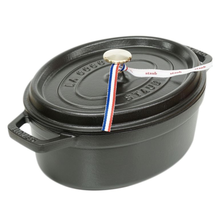ストウブ staub ピコ ココット オーバル 27cm 鋳物 ホーロー 鍋 なべ 調理器具 ブラック 3.2L 1102725 (40500-271-0) 名入れ可有料 洋食器 【スペシャルラッピング1100円(別売り)】