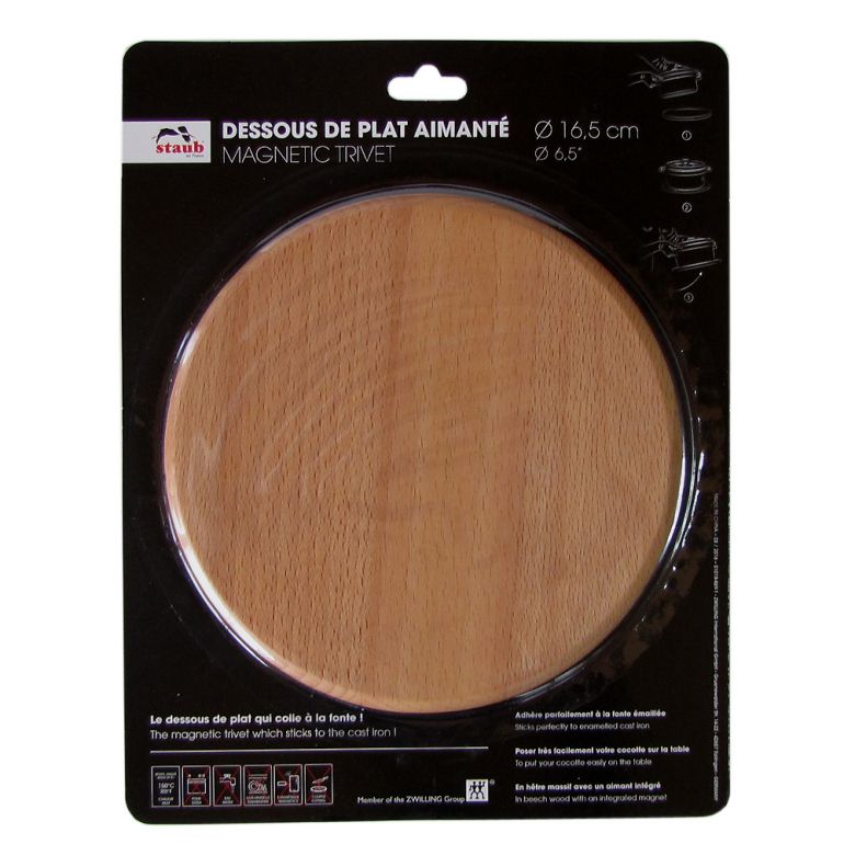 ストウブ staub マグネット トリベット ラウンド 鍋敷き 鍋置き 調理器具 キッチン用品 16.5cm 1190732 (40511-0)78-0) 名入れ可有料 洋食器