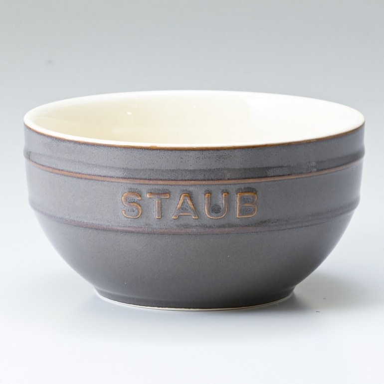 ストウブ staub セラミック ラウンド ボウル 14cm ヴィンテージカラーシリーズ アンティークグレー 40511 862 0 洋食器