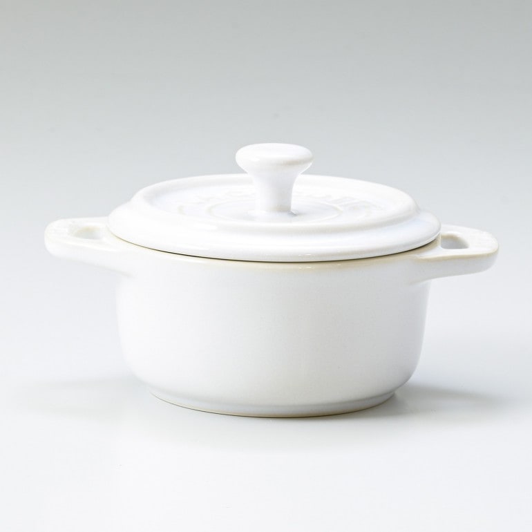 ストウブ staub 鍋 セラミック 10cm ミニココット ラウンド ヴィンテージカラーシリーズ アイボリー 40511 997 0 洋食器