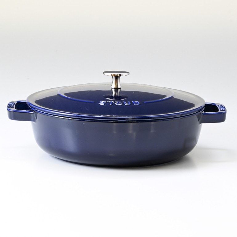 ストウブ staub ブレイザー 24cm ソテーパン 鋳物 ホーロー 鍋 なべ 調理器具 キッチン用品 グランブルー 2.4L 12612491 (40511-477-0) 名入れ可有料 洋食器 【スペシャルラッピング大B対応(別売り)】