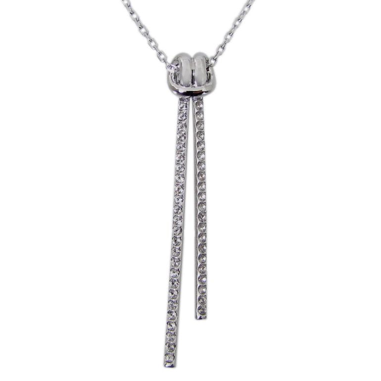 スワロフスキー ネックレス レディース Lifelong Yペンダント シルバー 5408435【スペシャルラッピング660円(別売り)】